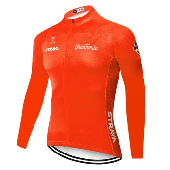 2020 STRAVA dviračių džersis vasaros pavasario kalnų dviračių jersey ilgomis rankovėmis dviratį marškinėliai maillot manga larga ciclismo hombre