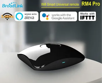 2021 Broadlink RM4 Pro Universali IR RF Smart Nuotolinio 315/433mhz Hub Wireless Wifi Kontrolės Valdiklis Suderinamas Alexa, Google 