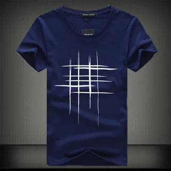 2021 marškinėlius vyrų Paprasto dizaino liniją kirsti Spausdinti medvilnės T Marškinėliai vyriški Naują Atvykimo Vasaros Stiliaus trumpomis Rankovėmis Vyrų t-shirt B0373