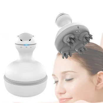 2021 Naujas 3D atsparus Vandeniui Elektrinės Vadovas Massager Belaidžio Galvos odos Masažas Skatina Plaukų Augimą Kūno Giliųjų Audinių Minkymo Vibracija