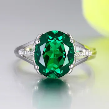 2021 Naujas Mados Modeliavimo Žalias Turmalinas, Smaragdas Atidaryti Žiedai Moterims, Elegantiškas Sužadėtuvių, Vestuvių Žiedai Prabangūs Papuošalai