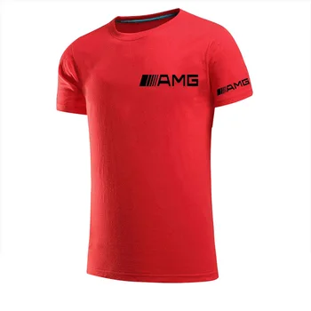 2021 Naujas Vasaros Cool Marškinėliai Vyrams trumpomis Rankovėmis AMG Laisvalaikio T-Shirt Juokinga Alkoholio Girtas Medvilnė Tee O-Neck T Shirt Streetwear Viršūnės