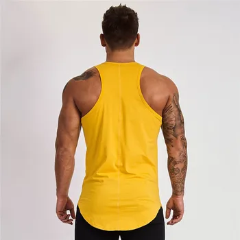 2021 naujas vasaros vyriškų drabužių mados vyriški berankoviai jogger fitneso medvilnės sportiniai, laisvalaikio prekės treniruotės viršūnės
