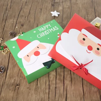 20pcs Kalėdų Dovanų Dėžutė Saldainių Pakuotės Slapukas Popieriaus Dėžės Su Laivapriekio Santa Claus Apdailos Vyniojimo Saldainių Dėžutė Vaikams Partijos P