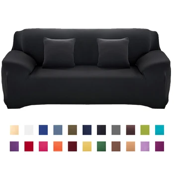 22 spalvų pasirinkimas vientisos spalvos sofa cover ruožas sėdynės sofos apima Sofa cover Loveseat Funiture visi deformuoti Rankšluostį užvalkalai