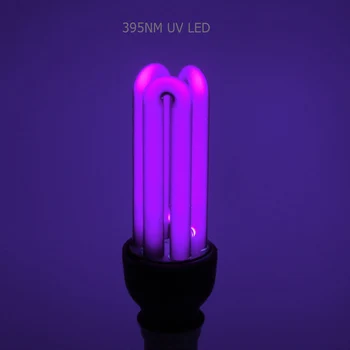 220V E27 40W UV Lempa, UV Ultravioletiniai Fluorescencinės (CFL Lemputės Spiralė Violetinė Lempos Apšvietimo Enegy Taupymo Juodos Šviesos