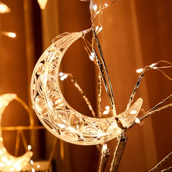 220V LED ES Star Mėnulis Kalėdų Girliandas String Pasakų Žibintai Užuolaidų Šviesos Lauko For Xmas Party Sodas Vestuvių Papuošalai