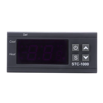 220V Skaitmeninis STC-1000 Temperatūros Reguliatorius Termostatas Reguliatorius+Jutiklis Zondas
