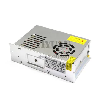 250W 10.4 A impulsinis Maitinimo šaltinis 24V 110V, 220V AC Transformatorius DC24V SMPS LED Šviesos Juostelės Modulis Rodyti 3D Spausdintuvas CNC CCTV