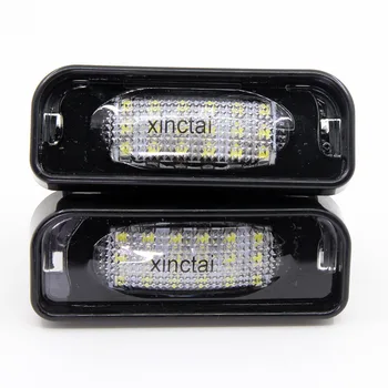 2VNT Canbus Klaidų LED Skaičius Licenciją Plokštelės Šviesos Mercedes Benz w220 cdi S Klasė S320 S350 S500 S55 S600 S65