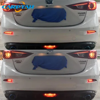 2VNT LED Galinis Rūko Žibintas Dėl Mazda 3 Mazda3 Axela - 2018 Automobilio LED Bamperis žibintas Stabdžių Žibintas Posūkio Signalo Indikatorius Reflektorius