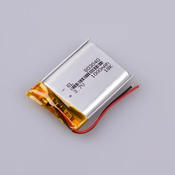 3.7 V, 1000mAh Lipo Ličio Polimerų Baterija 803040 žibinto priekinio žibinto žibintuvėlis, ausinės, 