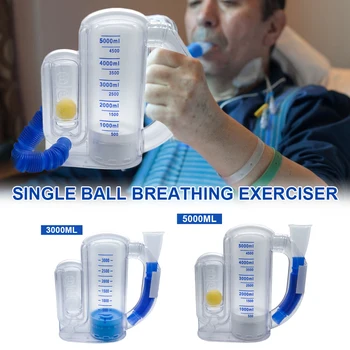 3000/5000ml Fitneso Treneris Gyvybiškai Gebėjimus Naudotis Plaučių Funkcijos Kvėpavimo Takų Exerciser Treneris Fitneso Įranga
