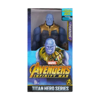 30cm Marvel Keršytojas Endšpilis Thanos žmogus-Voras Hulk Buster Geležinis Žmogus Kapitonas Amerika, Toras Wolverine Veiksmų Skaičius, Žaislas Berniukui Dovana