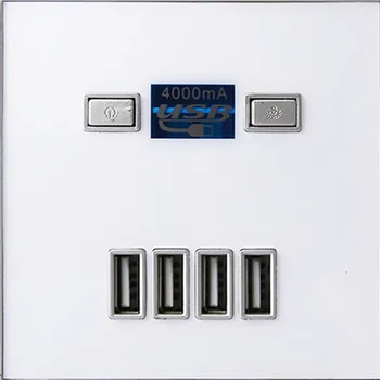 36V 220V 4000MA 4 USB Įkrovimas USB Lizdo Elektros Rozetės universal 4 usb prievado, sienos plokštė, enchufe sumalti con usb