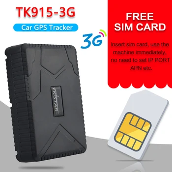 3G Automobilių GPS Tracker TK915-3G Stiprus Magnetas Transporto Seklys GPS Locator Vandeniui 12-24V 7800mAh Baterija 80Day Laukimo Nemokama programa
