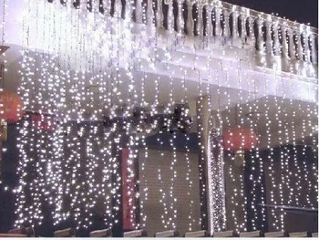 3Mx 3M 300LED Lauko LED vandeniui valdytojas Kalėdų Dekoratyvinis String Pasakų Užuolaidų Girliandas Šalies Žibintai AC110V-220V