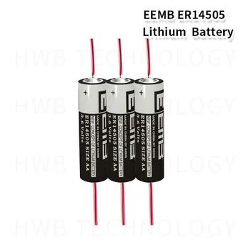 3X EEMB ER14505 AA 3,6 V 2400mAh Ličio Baterija ER14505 Juostos, suvirinimo adata Nemokamas Pristatymas