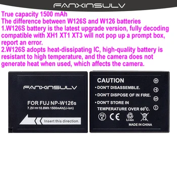 3x NP-W126S NP W126S Baterija + USB Kroviklis skirtas Fujifilm Fuji XT3 XA5 XT20 XT2 XH1 XT10 XE3 X100F xpro2 LAIVAS SU SEKIMO NUMERĮ