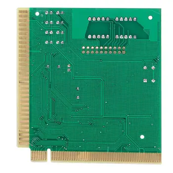 4 Skaitmenų Po PCI Card LCD Ekranas PC Analizatorius, Diagnostikos Kortelės Plokštė Testeris Kompiuterinės Analizės Tinklo Įrankiai