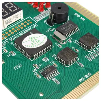 4 Skaitmenų Po PCI Card LCD Ekranas PC Analizatorius, Diagnostikos Kortelės Plokštė Testeris Kompiuterinės Analizės Tinklo Įrankiai