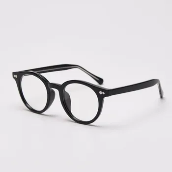49355 retro apvalių akinių rėmelių mados vyrų ir moterų antakius orange optinis kompiuteris akiniai