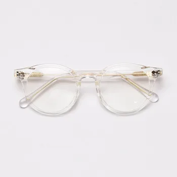 49355 retro apvalių akinių rėmelių mados vyrų ir moterų antakius orange optinis kompiuteris akiniai