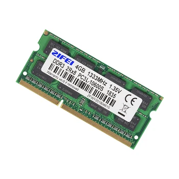 4GB DDR3 RAM 1600/1333/1066 MHZ 204PIN 1,5 V 2R*8 Dviviečiai modelis SODIMM atminties nešiojamas