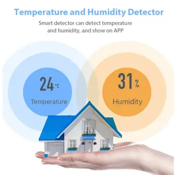 5 Plius 1 EWelink Zigbee Smart Home Temperatūros Ir Drėgmės Jutiklis Jutiklis Jutiklis 