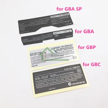 500pcs Naujos Žaidimų Konsolės Lables Lipdukai Pakeisti Gameboy Advance/ SP/ Spalva GBA/ GBA SP/ GTC/ GBP
