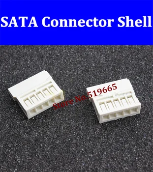 50pcs Balta Pierce tipas SATA maitinimo jungtys laidų gnybtai shell