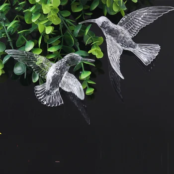 50pcs Vestuvių Akrilo Kristalų Hummingbird Didelis Lašas Namų Lubų 