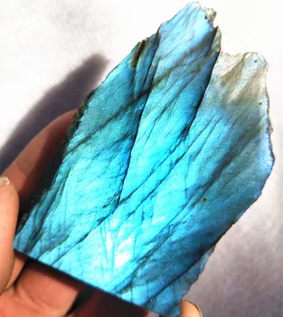 55mm gražus mėlynos spalvos labradoras tiesa crystal healing natūralus mineralinis mėginių nemokamas pristatymas