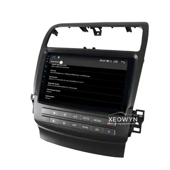 5G WIFI 9inch Android 10.0 radijo TSX Octa core 1024*600 Automobilio radijo, GPS Navigacijos vidaus carplay