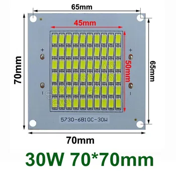 5PC Full Power LED Floodling PCB 10W 20W 30W 50W 70W 100W 150W 200W SMD5730 led PCB plokštės,Aliuminio plokštė, led prožektorius