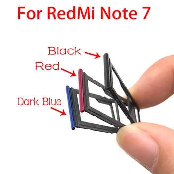 (5piece)Už Xiaomi Redmi 7 Pastaba Mikro Nano SIM Kortelės Laikiklį Plokštelės Įpjovos Laikiklio Adapterio Lizdas Dvigubas, SIM Kortelės Dėklas Pastaba 5 6 Pro