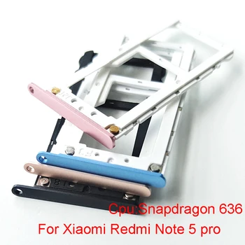 (5piece)Už Xiaomi Redmi 7 Pastaba Mikro Nano SIM Kortelės Laikiklį Plokštelės Įpjovos Laikiklio Adapterio Lizdas Dvigubas, SIM Kortelės Dėklas Pastaba 5 6 Pro