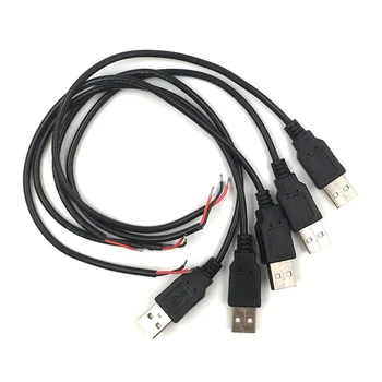 5VNT USB Kištukas Conector Kabelis Viela su 32cm Vielos LED Juostelės Žibintai, LED Eilutę 