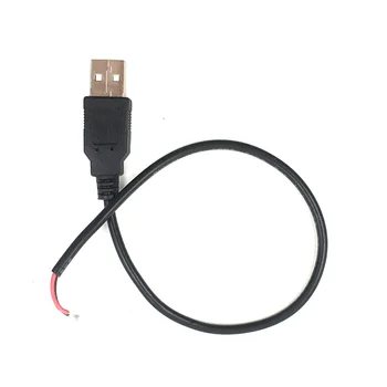 5VNT USB Kištukas Conector Kabelis Viela su 32cm Vielos LED Juostelės Žibintai, LED Eilutę 