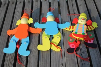 5vnt vaikų marionette medinių lėlių, žaislų/ Vaikai, kūdikis, šešėlis lėlių / bendras juda interaktyviosios lėlės, žaislai, nemokamas pristatymas