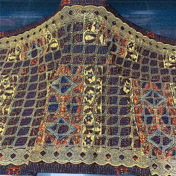 6 metrų aukštos kokybės medvilnės afrikos vaškas audinio vaškas spausdinama medžiaga ankara siuvinėjimo Afrikos medvilnės audiniai tissu už suknelę