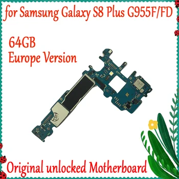 64gb Samsung Galaxy S8 Plius G955F G955FD Plokštė ES Redakcija už Galaxy S8 G955F G955FD Logika valdybos Originalus atrakinti
