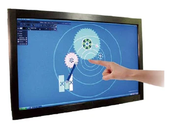 65 Colių realus 2 taškų jutiklinis infraraudonųjų spindulių multi touch screen overlay / IR Jutiklinio Ekrano Rėmelis / Touch Screen Overlay Skydelis