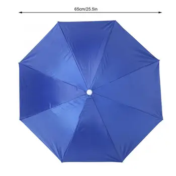 65cm Saulės, Vėjo Galvos Montuojamas Skėtis Viršų Pakeliamos Skrybėlę Skėtis Vasaros skėtį nuo saulės Priemonės