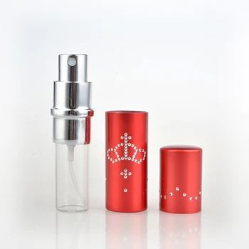 7pcs/Daug 10ml Mini Nešiojamieji Aliuminio Daugkartiniai Kvepalų Buteliukas Su Purkštuvu Tuščias Parfum Kosmetikos Atveju Keliautojas