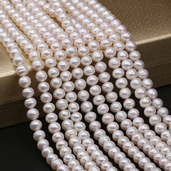 8-9mm Aukštos Kokybės Natūralių Gėlavandenių Perlų Turas Prarasti Karoliukai Papuošalai Priėmimo 