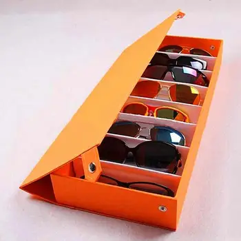 8 Tinklelis Sunglass Akinių futliarą Akiniai Ekranas Glasswear Dėžutė Tvarkinga Priemonė, akiniai, Aksesuarai