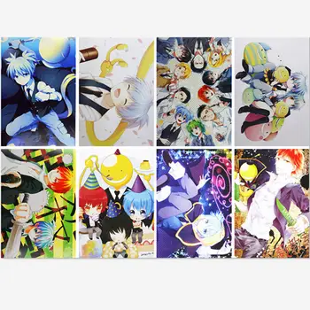 8 vnt./daug Anime Nužudymo Klasėje Iškilumo plakatai Žaislas, Plakatas, lipdukas dovanos Dydis 42x29CM
