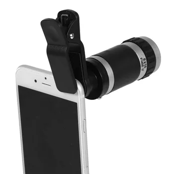8x18 Universaliųjų mobiliųjų Telefonų Kameros Adapteris Koncertas Fotoaparato Objektyvą Įrašą Prijungti Suderinamą Tepimas Teleskopai, Monokliai Zoom Monokuliariniai