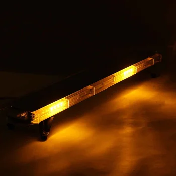 96 LED Automobilių Sunkvežimių LED Gintaro Stogo, Avarinės Įspėjimas 51